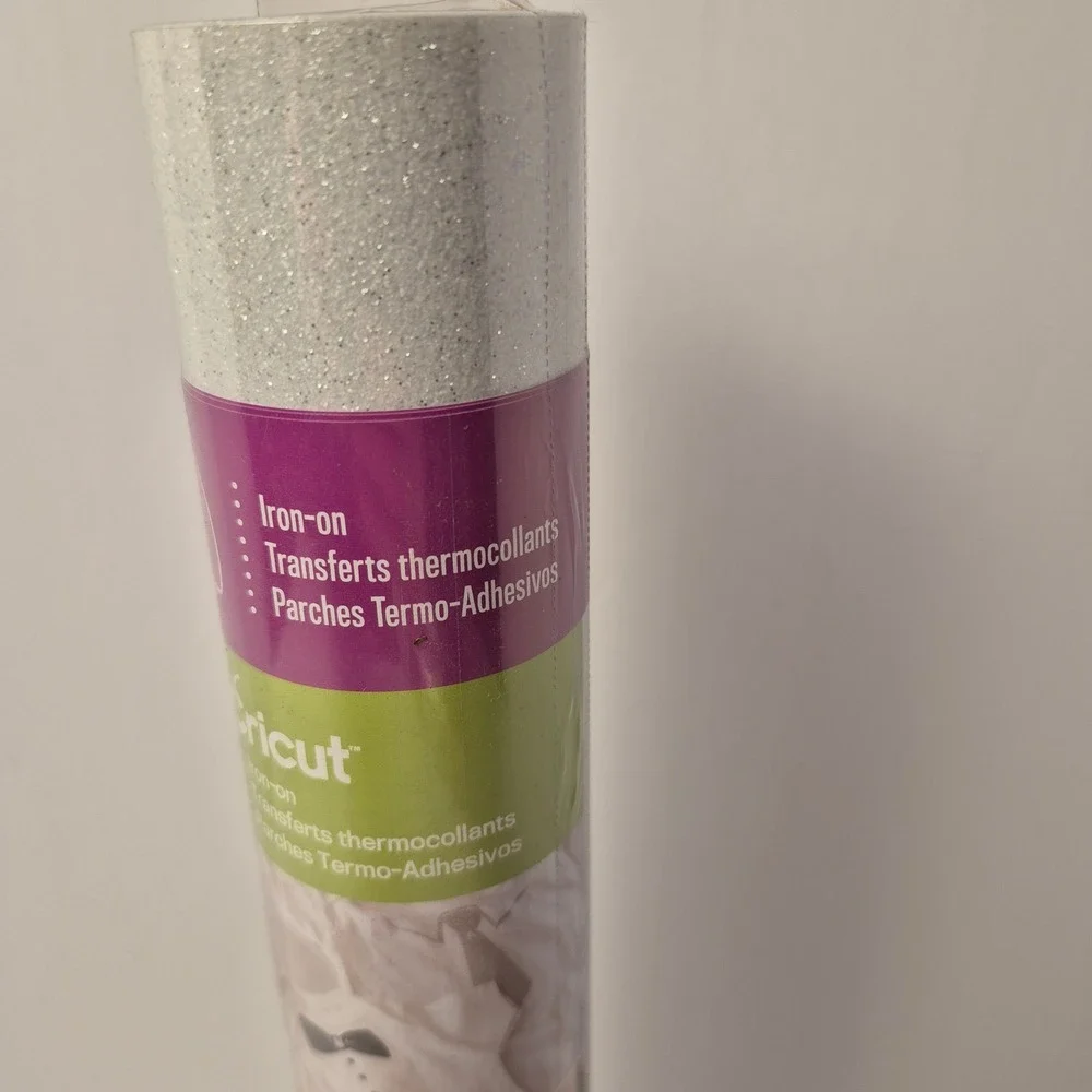 Cricut Glitter Iron On Bundle 3 Rolls‎ Heat Transfer Vinyl DIY Craft 12x19